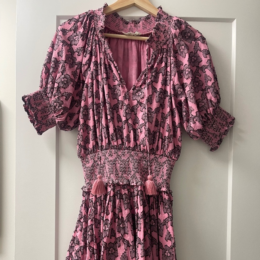 EUC Roller Rabbit Mini dress size XS smocked